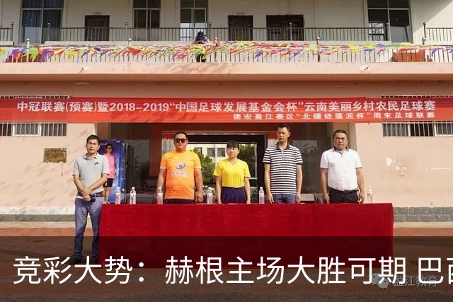 竞彩大势：赫根主场大胜可期 巴西国际全取三分